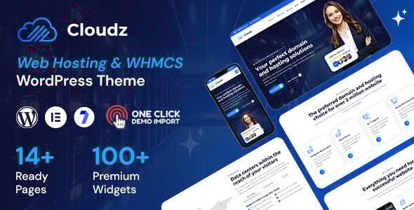 Cloudz - Web Hosting and WHMCS WordPress Theme - Technology WordPress