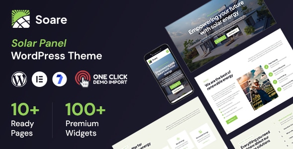 Soare – Solar Energy WordPress Theme - Business Corporate