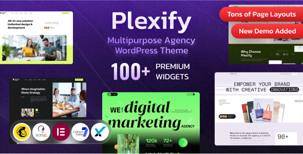 Plexify | Creative Agency WordPress Theme - Creative WordPress