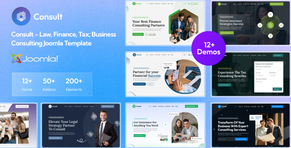 Consult - Law, Finance, Tax, Business Consulting Joomla 6 Template - Business Corporate