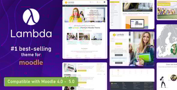 Lambda - Premium Moodle Theme - Moodle CMS Themes