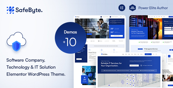 Safebyte - Technology & IT Solutions WordPress Theme - Business Corporate