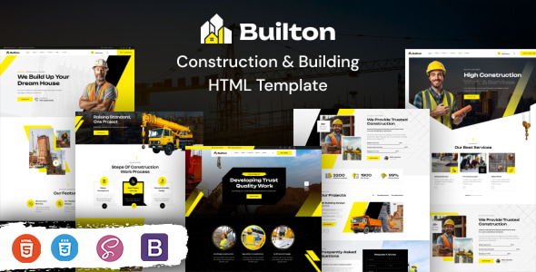 Builton - Construction & Building HTML Template - Business Corporate