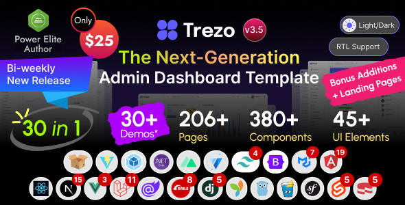 Trezo - Tailwind, Bootstrap, Material, React, Angular, Vue, Laravel ASP.net Admin Dashboard Template - Admin Templates Site Templates