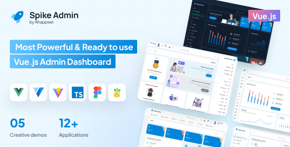 Spike - VueJs Admin Dashboard Template - Admin Templates Site Templates