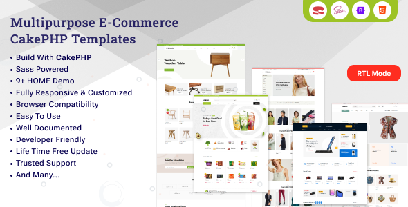 Weiboon - eCommerce CakePHP Template - Retail Site Templates