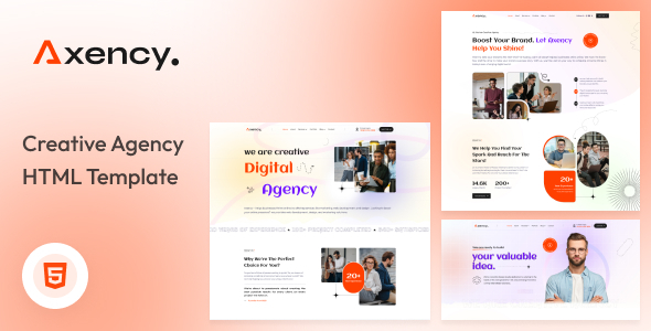 Axency – Digital & Consulting Agency HTML Template - Business Corporate