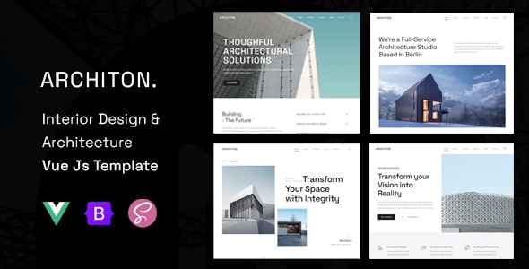 Architon | Architecture & Interior Design Vue Js Template - Business Corporate