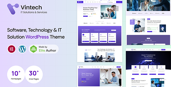 Vintech - Technology & IT Solutions WordPress Theme - Technology WordPress