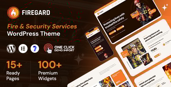 Firegard - Fire & Security Services WordPress Theme - Business Corporate