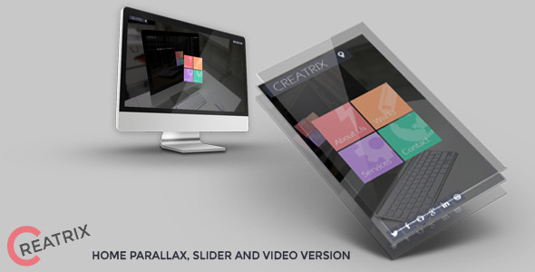 Creatrix - Flat Responsive Template - Portfolio Creative
