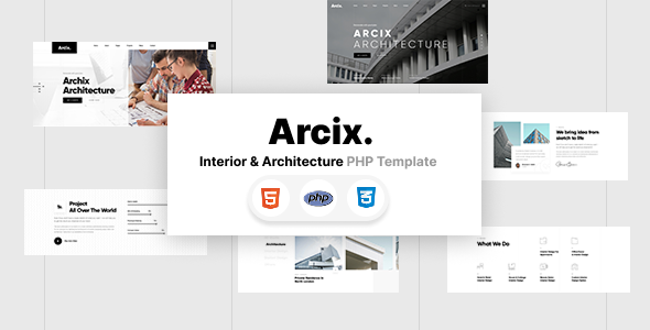 Arcix - Architecture PHP Template - Business Corporate