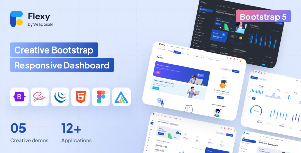 Flexy - Bootstrap Admin Template - Site Templates