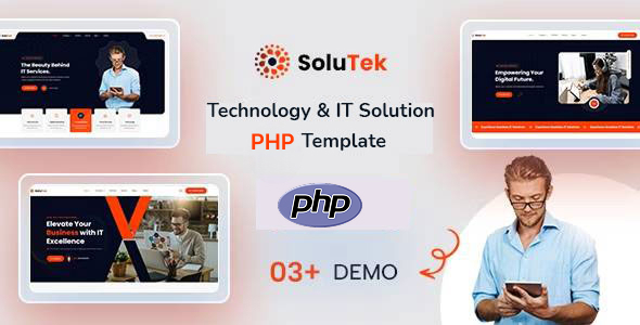 Solutek - IT Services Solution & Technology PHP Template - Technology Site Templates