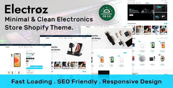 Electroz – Minimal & Clean Electronics Store Shopify 2.0 Theme | Tech & Gadgets - Shopping Shopify