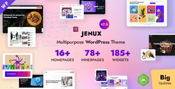 Jenux - Responsive Multipurpose WordPress Theme for Business, Agency, Portfolio & WooCommerce - Business Corporate