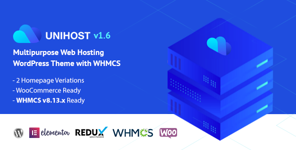Unihost | Multipurpose Hosting WordPress Theme - Hosting Technology