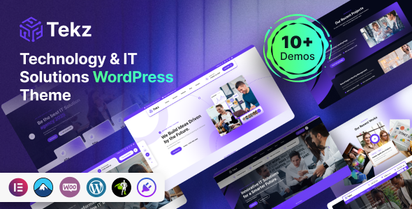 Tekz - Technology & IT Solutions WordPress Theme - Technology WordPress