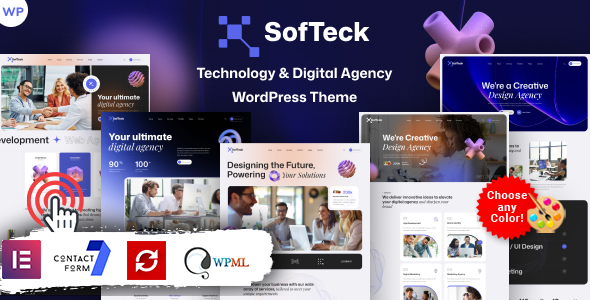 Softeck - Technology & Digital Agency WordPress Theme - Technology WordPress