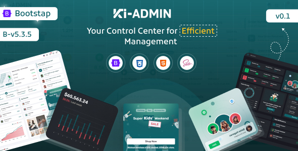 Ki-admin Bootstrap 5 Admin Dashboard Template - Admin Templates Site Templates