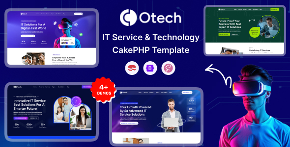 oTech - CakePHP IT Solutions & Technology Startup Template - Technology Landing Pages
