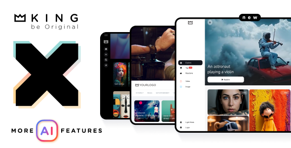 King - Viral Dergi WordPress Teması - Blog / Dergi WordPress