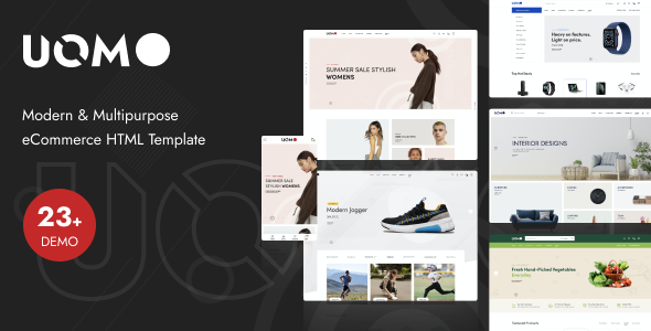 Uomo eCommerce HTML Template - Shopping Retail
