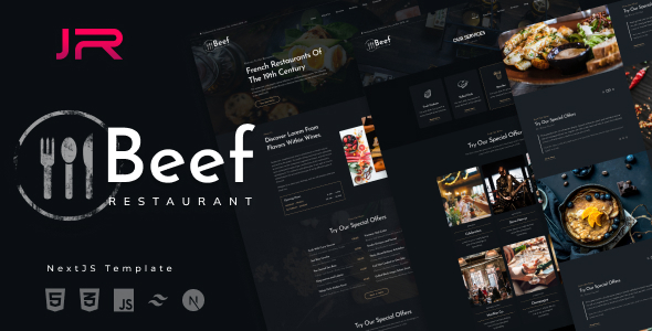Beef - Restaurant React NextJS Template - Site Templates