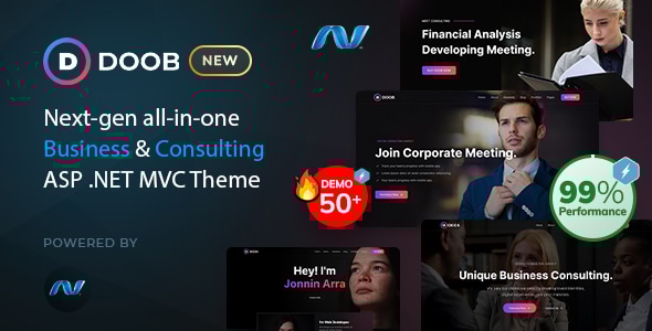 Doob - Business & Consulting ASP .NET MVC 5 Template - Business Corporate