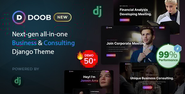 Doob - Business & Consulting Django 5 Template - Business Corporate
