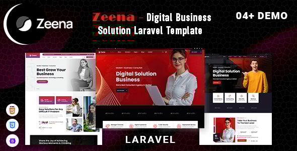 Zeena - Digital Business Solution Laravel Template - Business Corporate