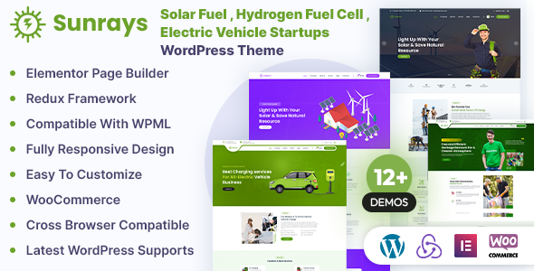 Solar Panel - Solar Energy WordPress Theme - Business Corporate
