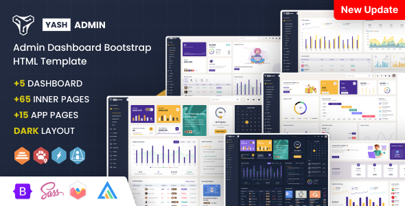 YashAdmin - Admin Dashboard Bootstrap HTML Template - Admin Templates Site Templates
