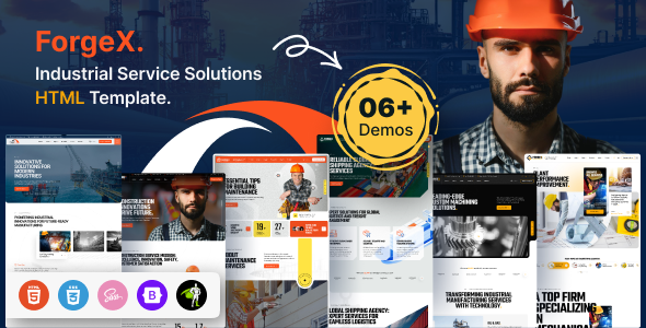 Forgex - Factory & Industry HTML Template by themexriver | ThemeForest