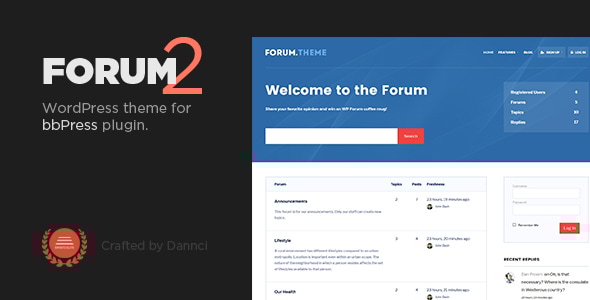 Forum - A Responsive WordPress Theme for bbPress Plugin - Miscellaneous WordPress