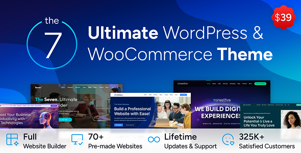 The7 — Ultimate WordPress & WooCommerce Theme - Business Corporate