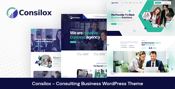 Consilox - Consulting Business WordPress Theme - Business Corporate