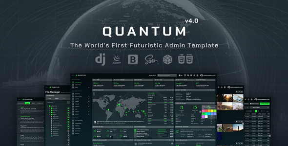 Quantum - Django 5.0 Bootstrap Admin Template - Admin Templates Site Templates