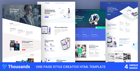 Thousands | Creative Html Template - Creative Site Templates