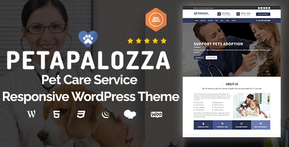 Petapalozza - Pet Care Service WordPress Theme - Health & Beauty Retail