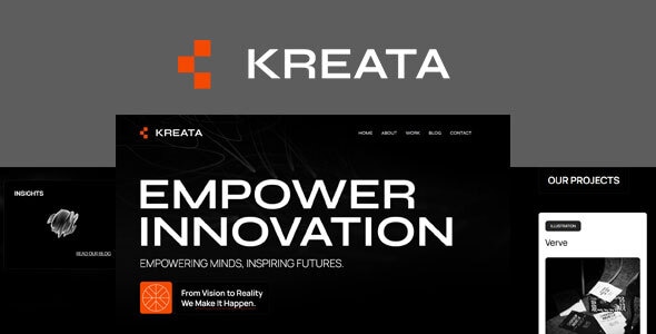 Kreata - Creative HTML Template - Creative Site Templates