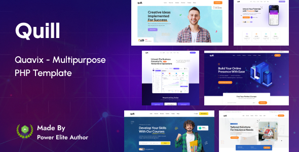 Quill - Multipurpose PHP Template - Creative Site Templates