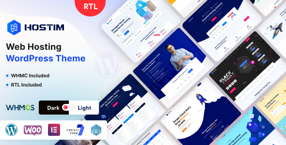 Hostim - Web Hosting WordPress Theme with WHMCS - Hosting Technology