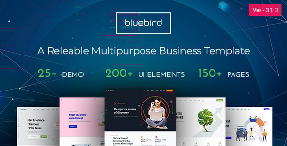Bluebird - Multipurpose Business HTML Template - Corporate Site Templates