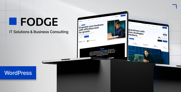 Fodge Business IT Solutions WordPress Theme - Software Technology