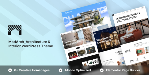ModArch - Architecture & Interior WordPress Theme - Creative WordPress