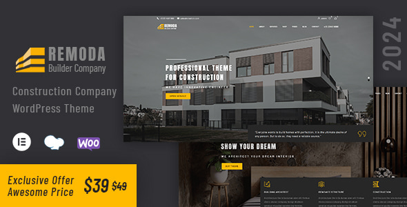 Remoda - Construction WordPress Theme - Business Corporate