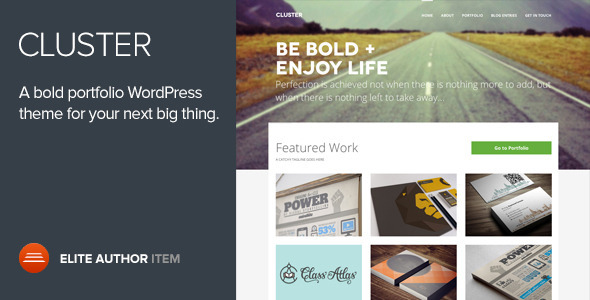 Cluster - A Bold Portfolio Wordpress Theme - Portfolio Creative