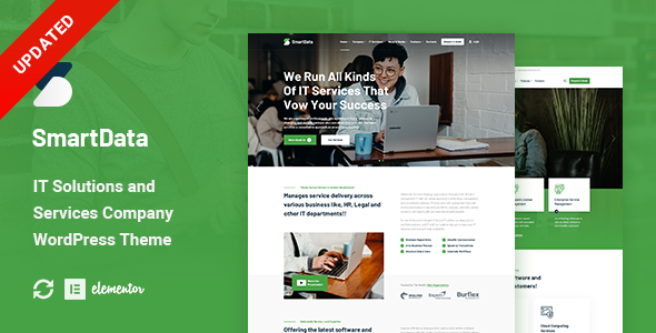 Smartdata - IT Solutions & Services WordPress Theme - Business Corporate