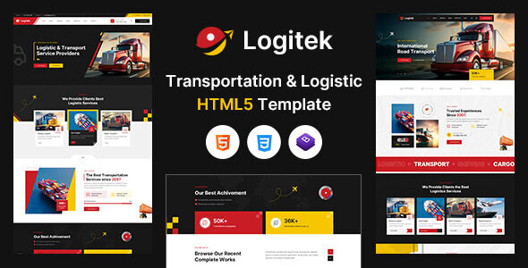 Logitek - Transportation and Logistic HTML5 Template - Business Corporate